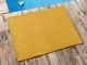Pad Fussmatte Outdoor Teppich UNI Gelb 72x92 cm am Schwimmbecken oder auf der Terrasse als Fussmatte UV und Wetterbeständig Web-Look für draussen und drinnen