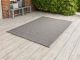 Pad Outdoor Teppich Jim grau beige Matte 170x240 groß Pad Concept stone sand für Terrasse draußen