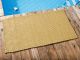 Pad Outdoor Teppich POOL Sand Gelb 72x132 cm zweifarbig am Schwimmbecken oder auf der Terrasse als Fussmatte UV und Wetterbeständig Web-Look für draussen und drinnen