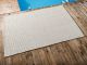 Pad Outdoor Teppich POOL Sand Weiss 140x200 cm zweifarbig am Schwimmbecken oder auf der Terrasse als Fussmatte 1,4x2 Meter UV und Wetterbeständig Web-Look für draussen und drinnen