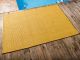 Pad Outdoor Teppich UNI Gelb 140x200 cm am Schwimmbecken oder auf der Terrasse als Fussmatte 1,4x2 Meter UV und Wetterbeständig Web-Look für draussen und drinnen