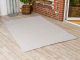 Pad XL Outdoor Teppich POOL Sand Weiss 170x240 cm zweifarbig für Terrassen oder auch im Badezimmer Matte 1,7x2,4 Meter robustes Gewebe modernes Design