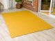 Pad XXL Outdoor Teppich UNI Gelb 200x300 cm für Terrassen oder auch im Badezimmer Matte 2x3 Meter robustes Gewebe modernes Design