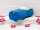 Solwang Handtuch Blau Küchentuch aus Baumwolle gestrickt starkes blau H27