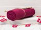 Solwang Handtuch Dunkles Bordeaux Rot Küchentuch Baumwolle gestrickt in Dunkelrot H79