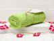 Solwang Handtuch Grün meliert Küchentuch Baumwolle gestrickt gruen mix H39
