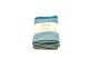 Solwang Wischtücher mit Streifen Azur Blau Natur 2er Set Baumwolle Spüllappen gestrickt Solwang Wischtuch Set Nr 02117