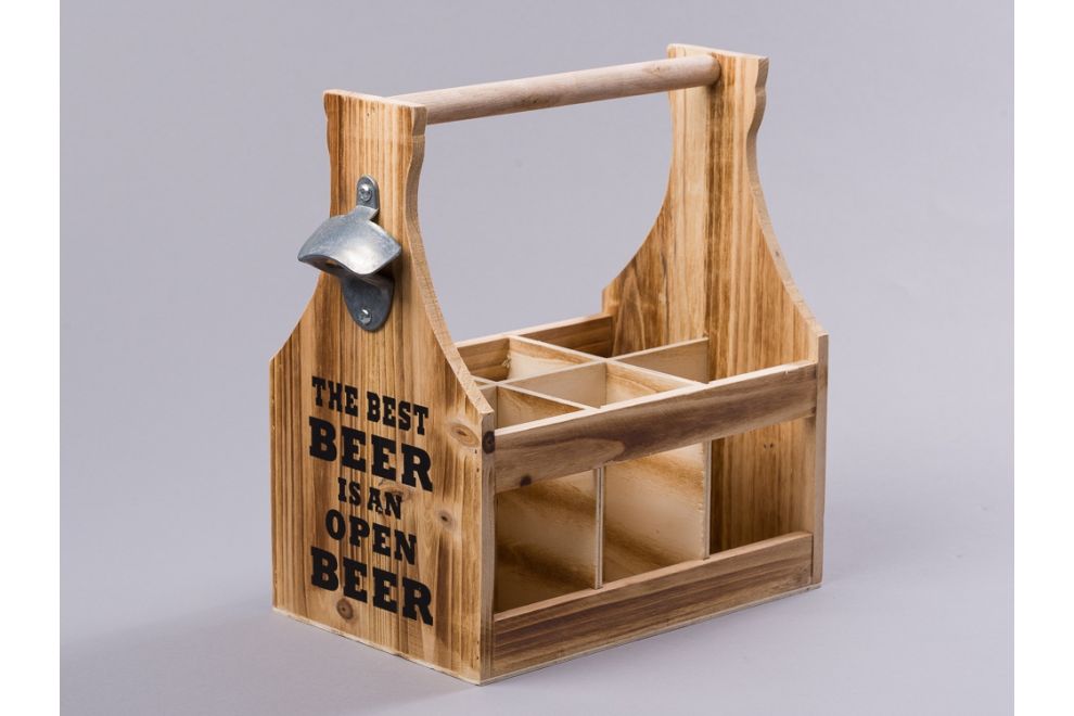 Flaschenträger aus Holz – Best Beer – Hier kaufen!