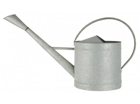 IB Laursen Gießkanne Zink Grau 10 Liter mit Griff aus Metall Ib Laursen Garten Deko Nr 4240-18