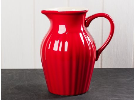 IB Laursen Mynte Kanne rot Keramik Geschirr Serie Strawberry Karaffe 1,7 Liter