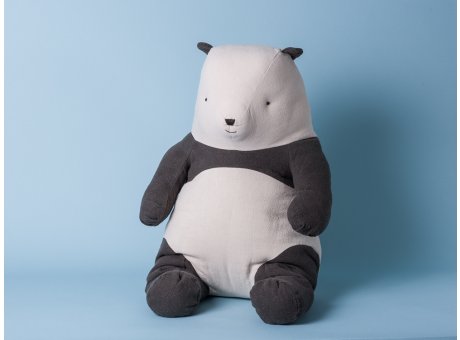 Maileg Panda Bär groß Kuscheltier 54 cm Stofftier schwarz weiß