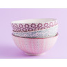 Bloomingville Schale MAYA Keramik Schüssel groß rosa türkis rot alle Farben Stapel