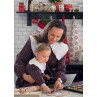 Greengate CHARLINE Ausstechformen für Kekse Weihnachtsmotive in einem schönen Buch Ausstechen Mutter mit Kind