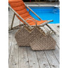 Greengate Korbtasche Klein aus Weide in Beige als Tasche am Pool oder Strand im Flecht Design mit 2 Henkeln