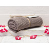 Solwang Handtuch Warm Grau Küchentuch Baumwolle gestrickt im warmen Grauton H86
