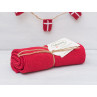 Solwang Küchentuch dunkel rot Handtuch gestrickt aus Dänemark Geschenk Bündel dunkelrot