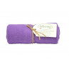Solwang Küchentuch hell lila gestrickt als Geschenk Bündel mit Schild Handtuch