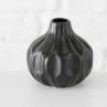 Vase Rosie schwarz Blumenvase aus Keramik 11 cm hoch