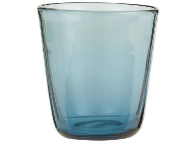 IB Laursen Trinkglas Blau Wasserglas 180 ml spülmaschinenfest IB Laursen Glas Nr 0396-13